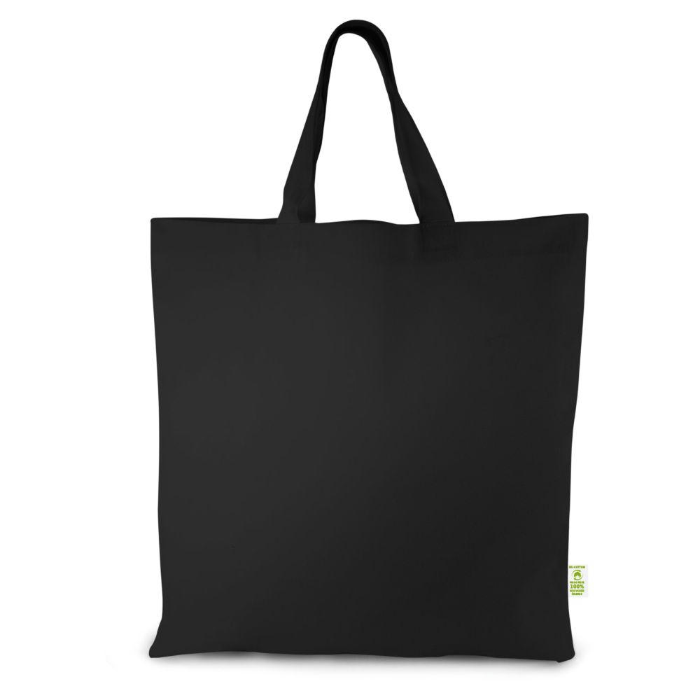 TRIER - Tragetasche aus schwerer, recycelter Baumwolle mit kurzen Henkeln