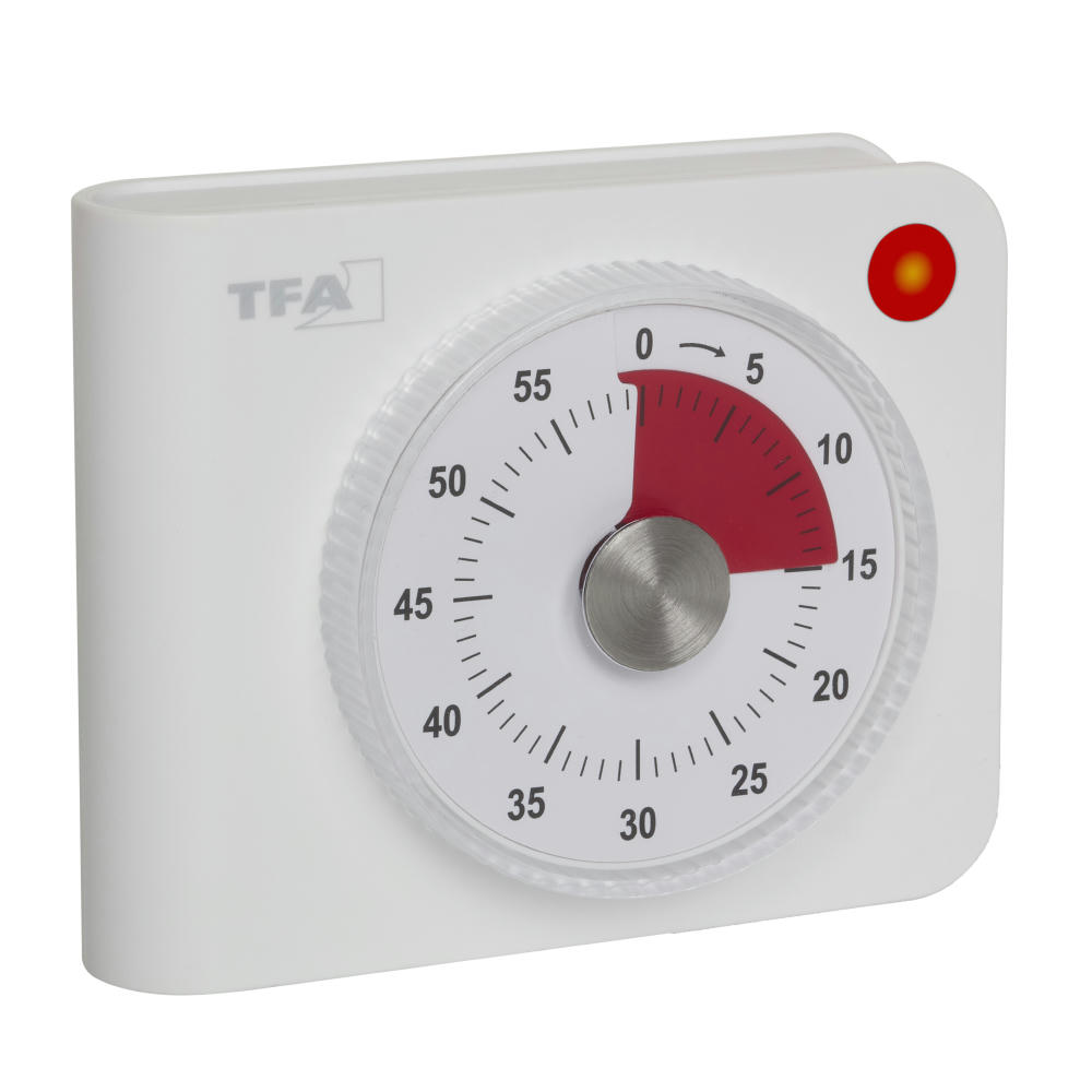 TFA Digitaler Timer mit Stoppuhr und Uhrzeit