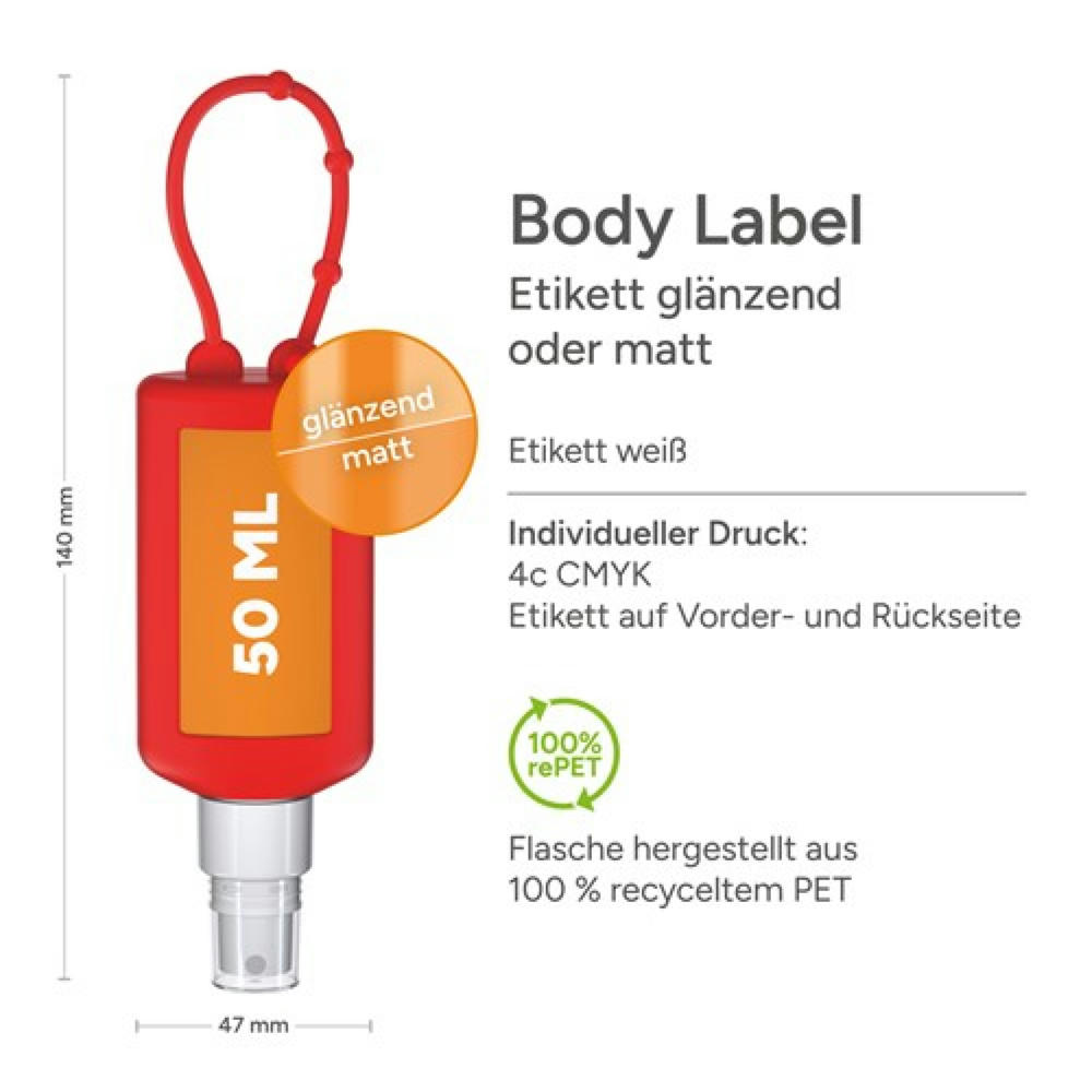 50 ml Bumper rot - Insektenschutz-Spray sensitiv - Body Label