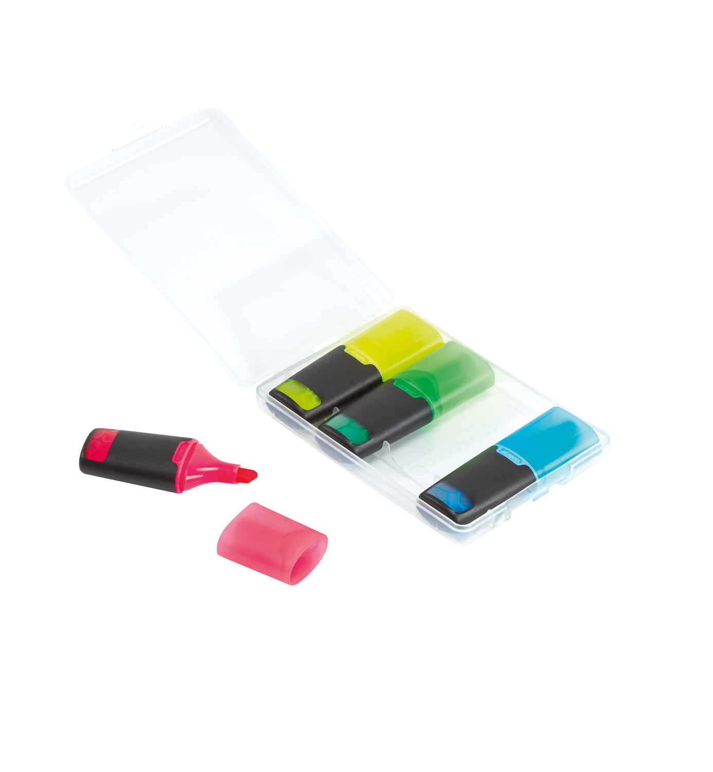 Textmarkerset "Liqeo Highlighter Mini 4er Set"