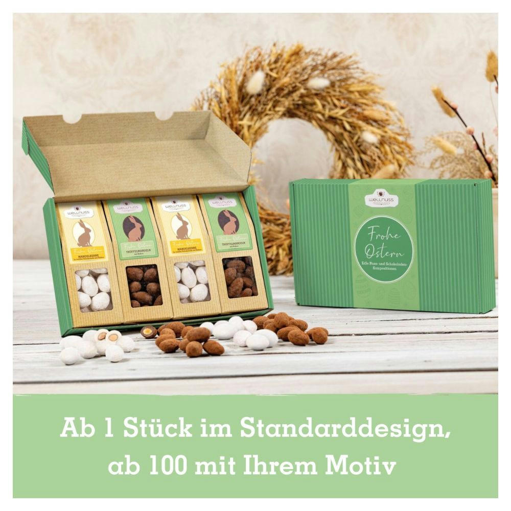 Geschenkkarton mit 4 Premium Snacks - Oster-Edition