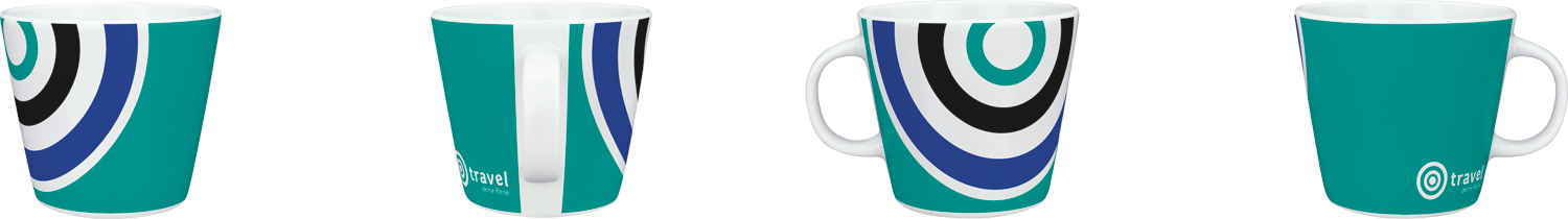 Porzellanbecher Barcelona (Made in EU)