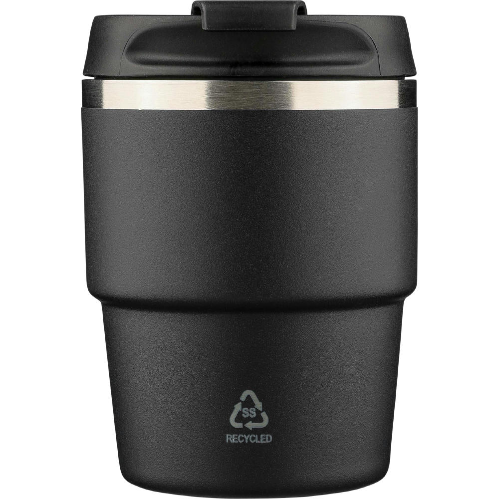 Recycelter Edelstahl-Becher mit doppelter Wand (175 ml) Oli