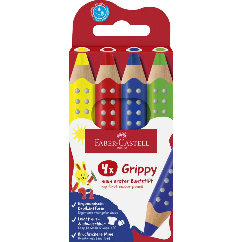 FABER-CASTELL "Grippy" 4er Set