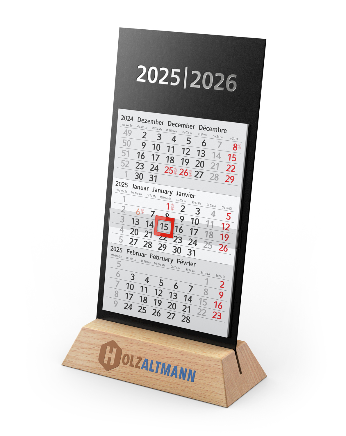 Tischkalender "Desktop Wood 3"