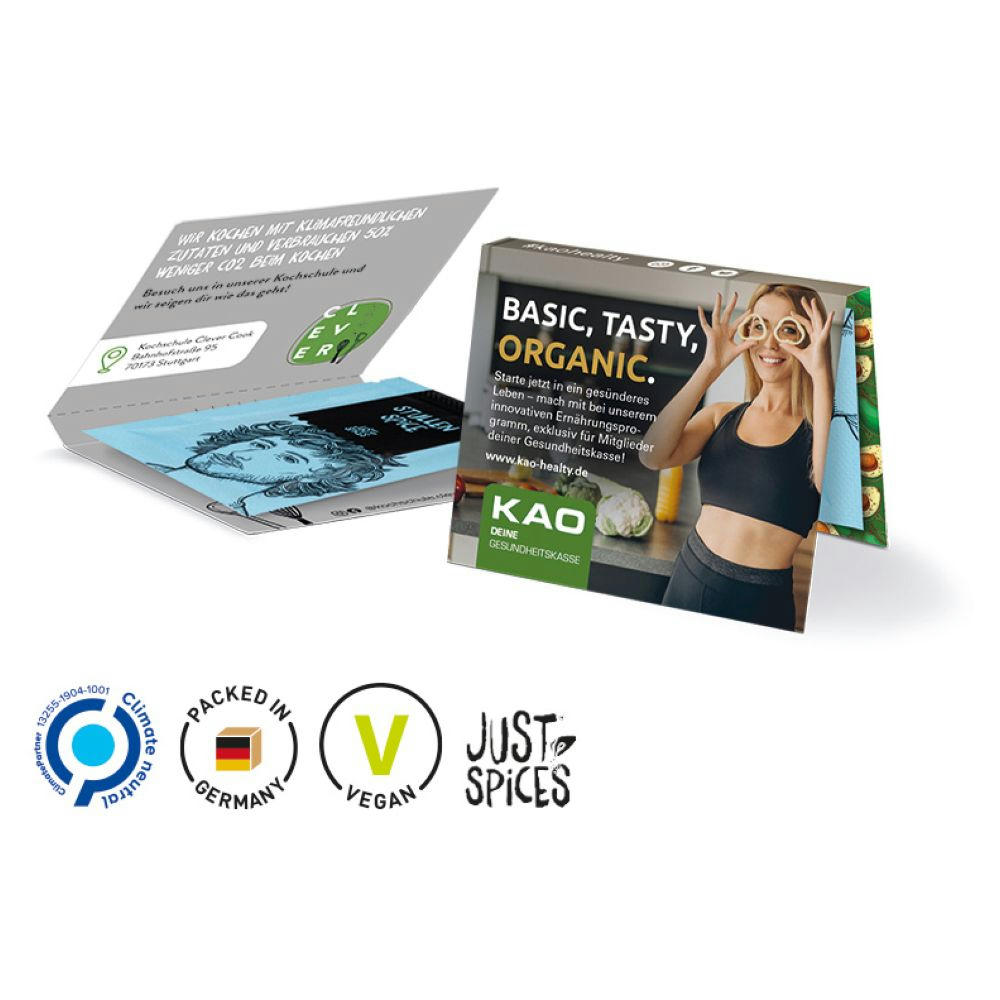 Werbekarte Midi, verschiedene Füllvarianten