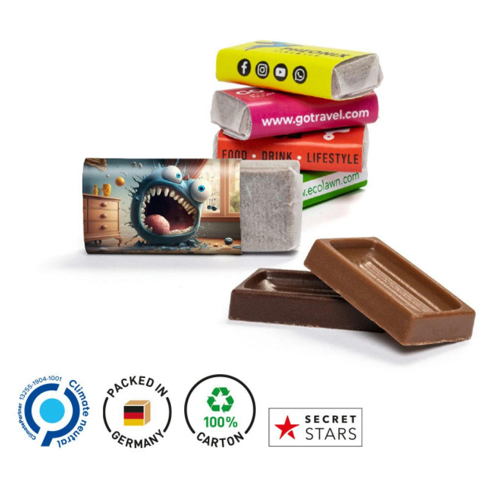 Napolitain, Schokotäfelchen